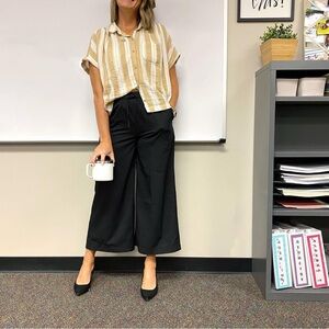 Black Wide-Leg Old Navy Pants